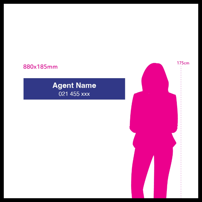 [70001] Agent Corflute Sign
