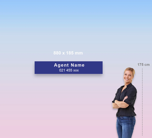 [70001] Agent Corflute Sign